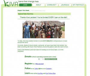 Kiva - Keine Kredite mehr